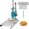 VEVOR Manual Pizza Dough Press Machine, 9.5inch/24cm Household Pizza Pastry, Stainless Steel Pizza Presser, Commercial Chapati Sheet Pizza Crust Press Plate, Height Adjustable Pizza Forming Machine