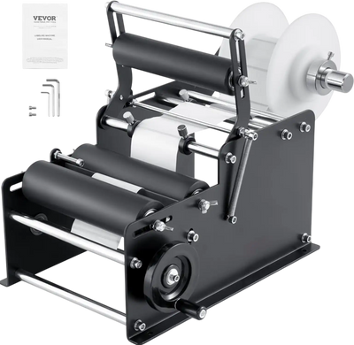 Vevor Bottle Labeling Machine Manual Round Label Applicator for 0.78-4.72