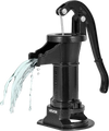VEVOR Well Hand Pitcher Pump, 25 ft Maximum Lift, Antique Cast Iron Manual Hand Water Pump, NPT 1-1/4 in Connection, Easy Installation, Old Fashioned for Outdoor Garden, Pond, Backyard, Farm, Black