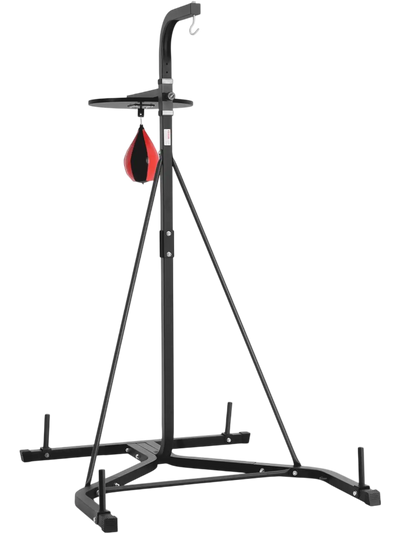 Vevor Punching Bag Stand 2-in-1 Heavy Duty Adjustable Freestanding Fitness Stand New