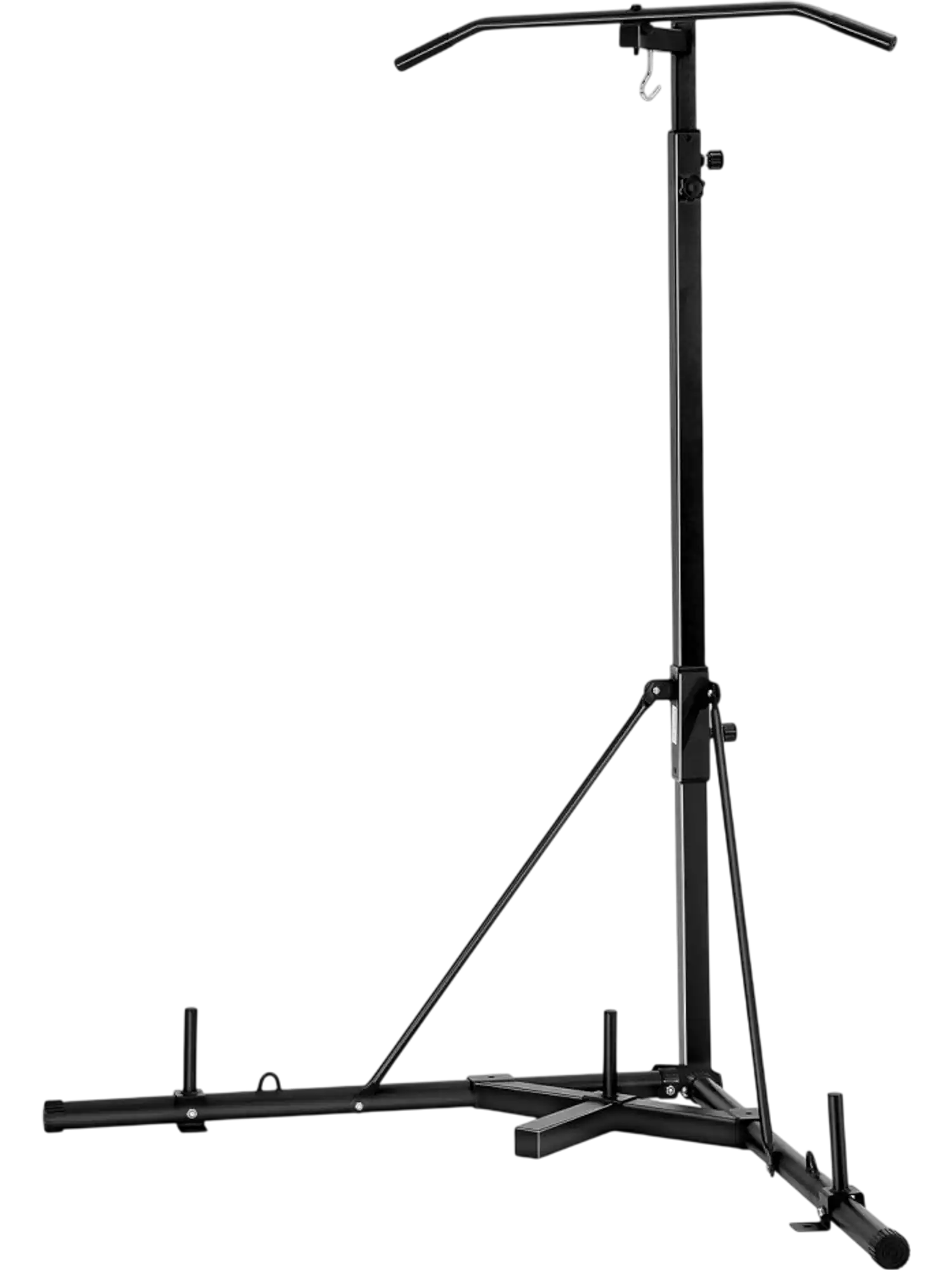 Vevor Punching Bag Stand 2-in-1 Adjustable Heavy Duty Fitness Stand with Pull-Up Bar New