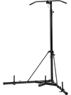 VEVOR 2 in 1 Punching Bag Stand, Steel Heavy Duty Workout Equipment, Adjustable Height Boxing Punching Bag Stand with Pull Up Bar, Freestanding Sandbag Rack, Holds Up to 140 lbs, for Home Gym Fitness