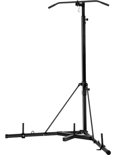 Vevor Punching Bag Stand 2-in-1 Adjustable Heavy Duty Fitness Stand with Pull-Up Bar New
