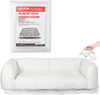 VEVOR Plastic Couch Cover, 4 Mil Thickened Sofa Cover for Moving, Heavy-Duty Clear Couch Cover with Wide Opening Design, Wear-Resistant & Waterproof Plastic Shield Covers for Couch, 92 x 62 x 42 inch