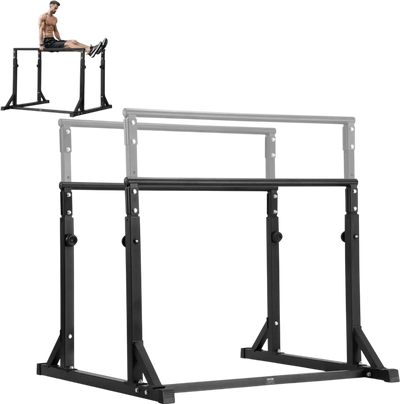 Vevor Parallel Bars Adjustable Height Dip Bar Station 800 lbs New