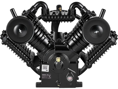 Vevor Air Compressor Pump Head 10HP 30 CFM 4-Cylinder Dual-Stage Cast Iron Replacement Head New