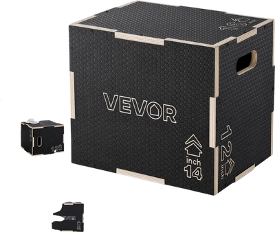 Vevor Plyo Box 3-in-1 Wooden 12/14/16