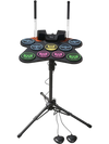 VEVOR Electric Drum Set, 9 Pads, Roll-up Drum Practice Pad, Electronic Drumset with Headphone Jack, Stand, Double Pedals, Light Up Drum Sticks, Built-in Dual Speakers, Instrument Toy for Kids Ages 3+