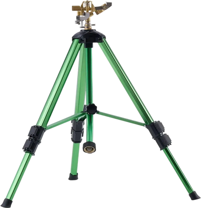 VEVOR Impact Sprinkler on Tripod Base, Heavy Duty Tripod Sprinklers with Brass Head & 3/4