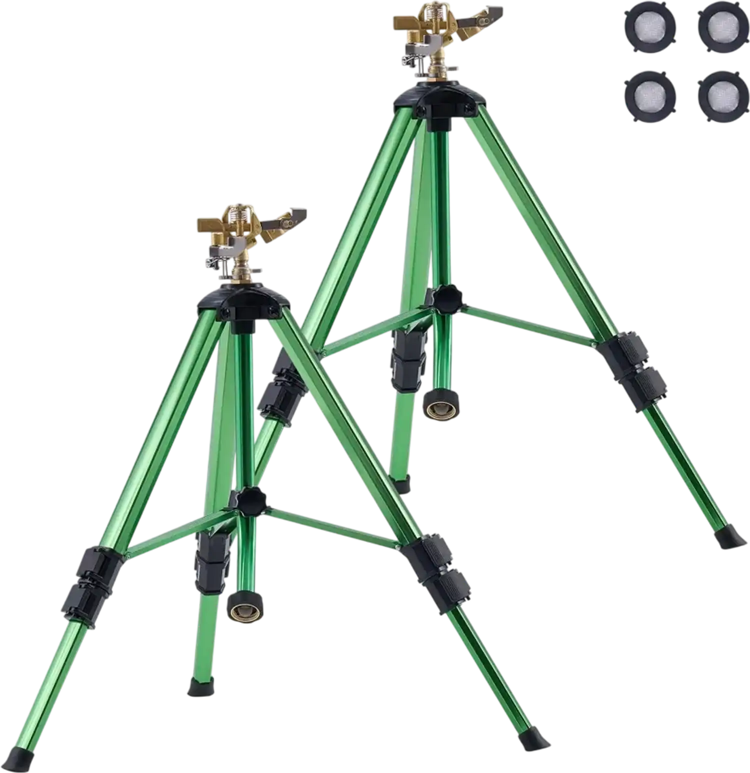 Vevor Tripod Sprinkler Impact Sprinkler on Tripod Base 2-Pack 42' New