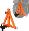 VEVOR 3 Point Trailer Hitch with 2" Receiver, 3 Pt Quick Hitch with 3 Trailer Balls, Tractor Tow Drawbar Adapter for Category 1, Kubota, Mahindra, Ford, Yanmar, John Deere, Massey Ferguson, Orange