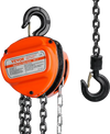 VEVOR Hand Chain Hoist, 1 Ton 2200 lbs Capacity 10 FT Come Along, G80 Galvanized Carbon Steel with Double-Pawl Brake, Auto Chain Leading & 360° Rotation Hook, for Garage Factory Dock
