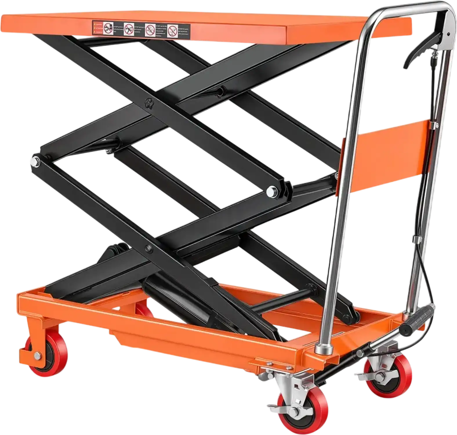 Vevor Lift Table Cart Hydraulic Double Scissor 330 lbs 50