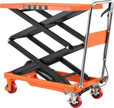 Vevor Lift Table Cart Hydraulic Double Scissor 330 lbs 50