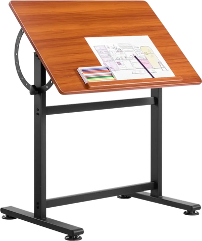 Vevor Drafting Table Adjustable 0°-90° Artist Drawing Desk New