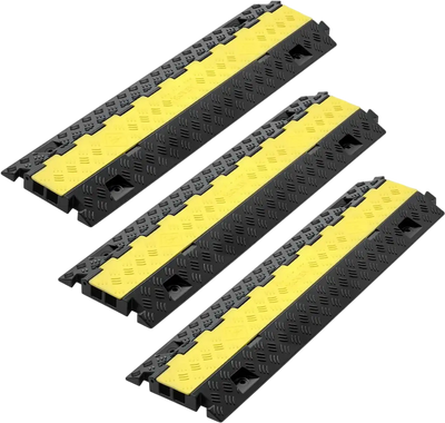 Vevor Cable Protector Ramp Heavy Duty 22,000 lbs 2-Channel 1.2