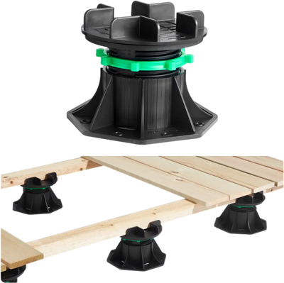 Vevor Deck Support Pedestals Adjustable 8-Pc Plastic Foundation Base Set New