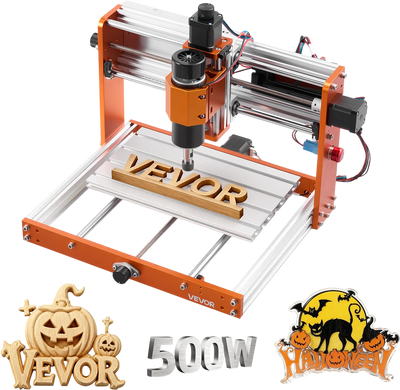 Vevor CNC Router Machine 3-Axis Wood Engraving 500W Spindle 11.8 x 7.1 in. Work Area New