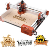VEVOR CNC Router Machine, 100W Spindle, 3-Axis Wood Engraving Milling Machine, with 15.75 x 15.75 x 3.74 in Working Area, Linear Rail, Aluminum Alloy Structure, for Wood Acrylic Carving Cutting
