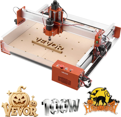 Vevor CNC Router Machine 3-Axis Wood Engraving 100W Spindle 15.75 x 15.75 in. New
