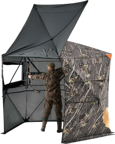 Vevor Hunting Blind 6-7 Person 288° See-Through Camo Tent New
