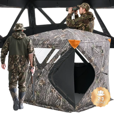 Vevor Hunting Blind 270° 2-3 Person Pop Up Deer Blind with Carrying Bag New