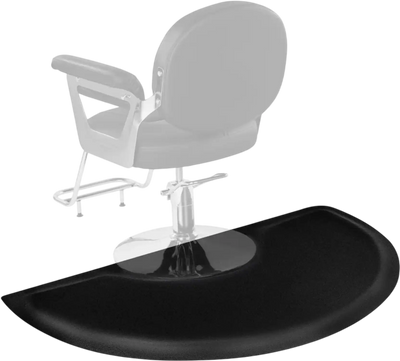 Vevor Salon Mat 3' x 5' Semi-Circle Anti-Fatigue Barber Chair Floor Mat New