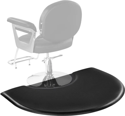 Vevor Salon Mat 3' x 4' Semi-Circle Anti-Fatigue Barber Chair Floor Mat 1