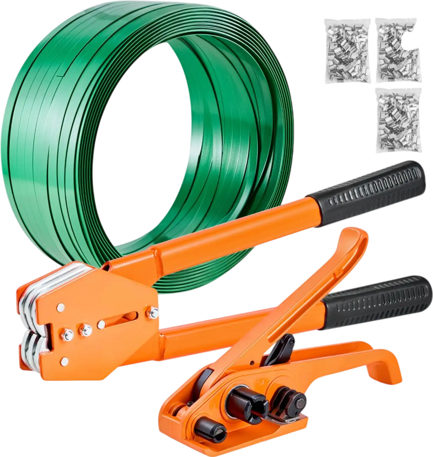 Vevor Strapping Kit Heavy-Duty Manual PET Banding Sealer Tool Set New
