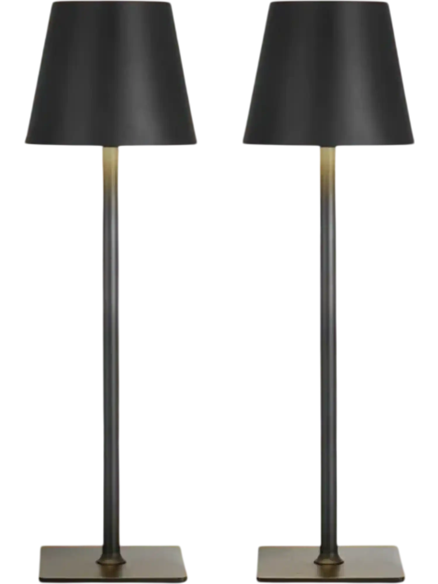 Vevor Table Lamp Cordless Rechargeable 2-Pack Black New