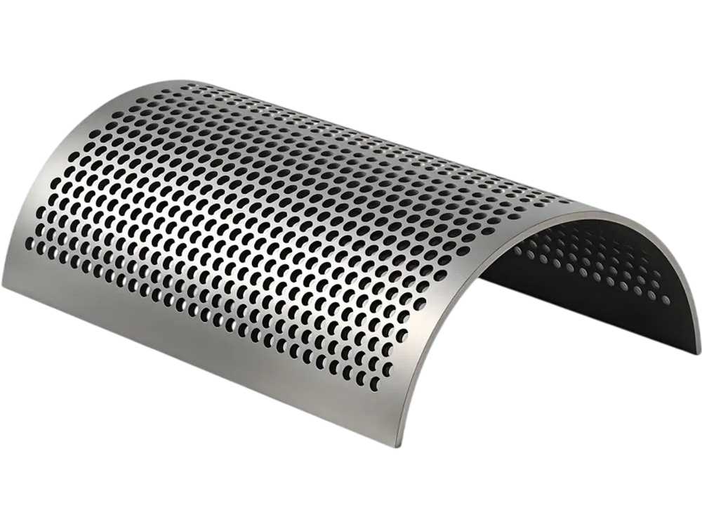VEVOR Screen Mesh for Plastic Shredder, High-Quality Steel Durable Mesh, 0.315 in/8 mm High-Precision Aperture Screen, Compatible with Model 400 Plastic Grinder, Suitable for Small Particle Recycling