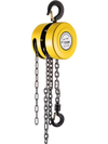 VEVOR Hand Chain Hoist, 2200 lbs /1 Ton Capacity Chain Block, 15ft/4.5m Lift Manual Hand Chain Block, Manual Hoist with Industrial-Grade Steel Construction for Lifting Good in Transport & Workshop, Ye
