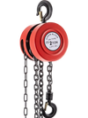 VEVOR Hand Chain Hoist, 4400 lbs /2 Ton Capacity Chain Block, 7ft/2m Lift Manual Hand Chain Block, Manual Hoist with Industrial-Grade Steel Construction for Lifting Good in Transport & Workshop, Red