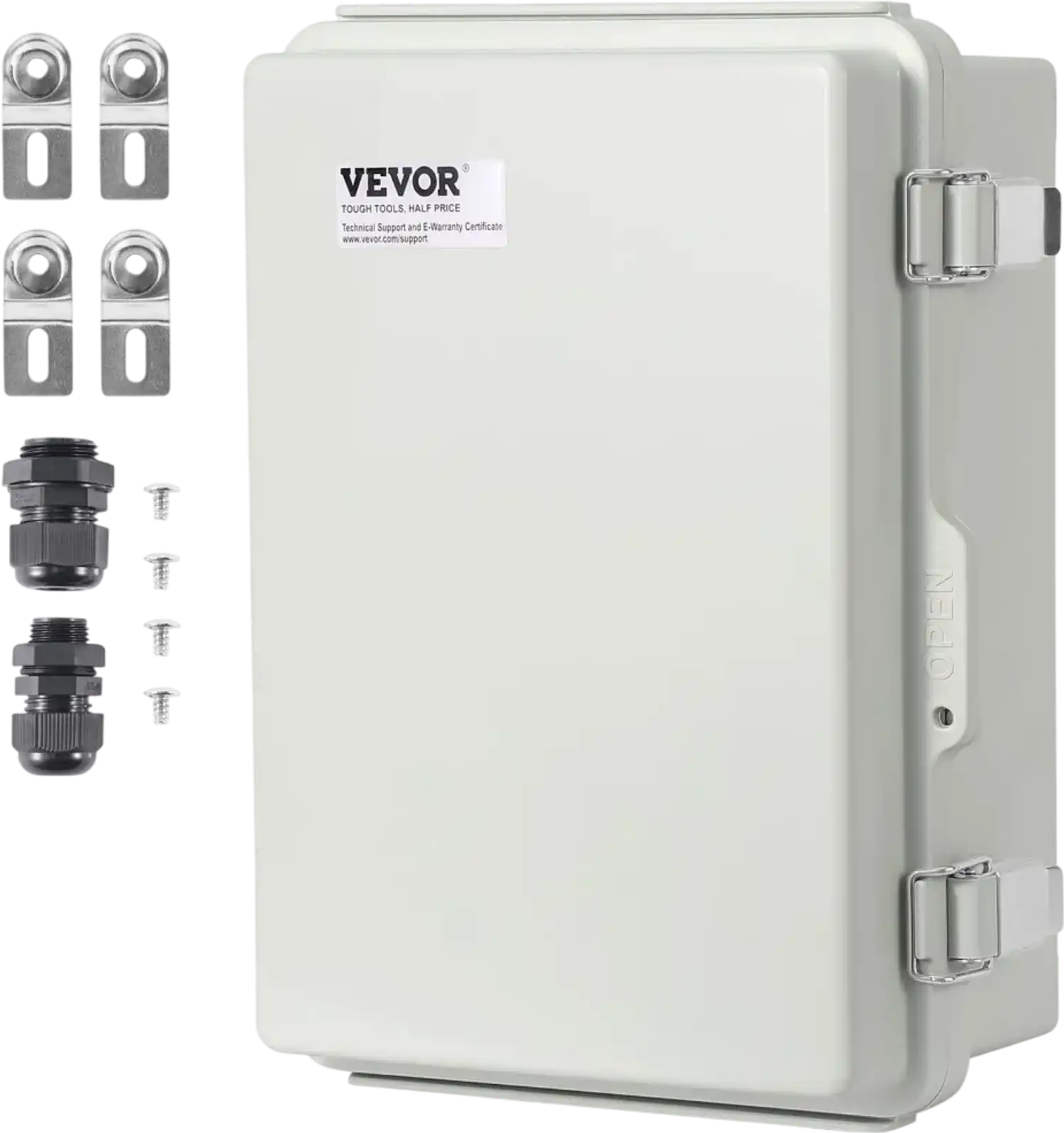 Vevor Electrical Enclosure Box Outdoor ABS Junction Box 16.93 x 12.99 x 7.09