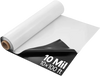 VEVOR 10 Mil Plastic Sheeting Heavy Duty 10' x 100', Thick Plastic Sheeting Roll, Plastic Drop Cloth Painters Tarp Covering for Crawl Space Vapor Barrier, Black and White Double-Sided, Multi-Purpose