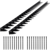 VEVOR Landscape Edging Border, 10Pcs 6 ft x 1.6 in Plastic Garden Edging with 60 Spikes, Sun-Resistant Flowerbed Borders, DIY Layout, No Dig Garden Edger Border Divider for Lawn Edgings for Yard