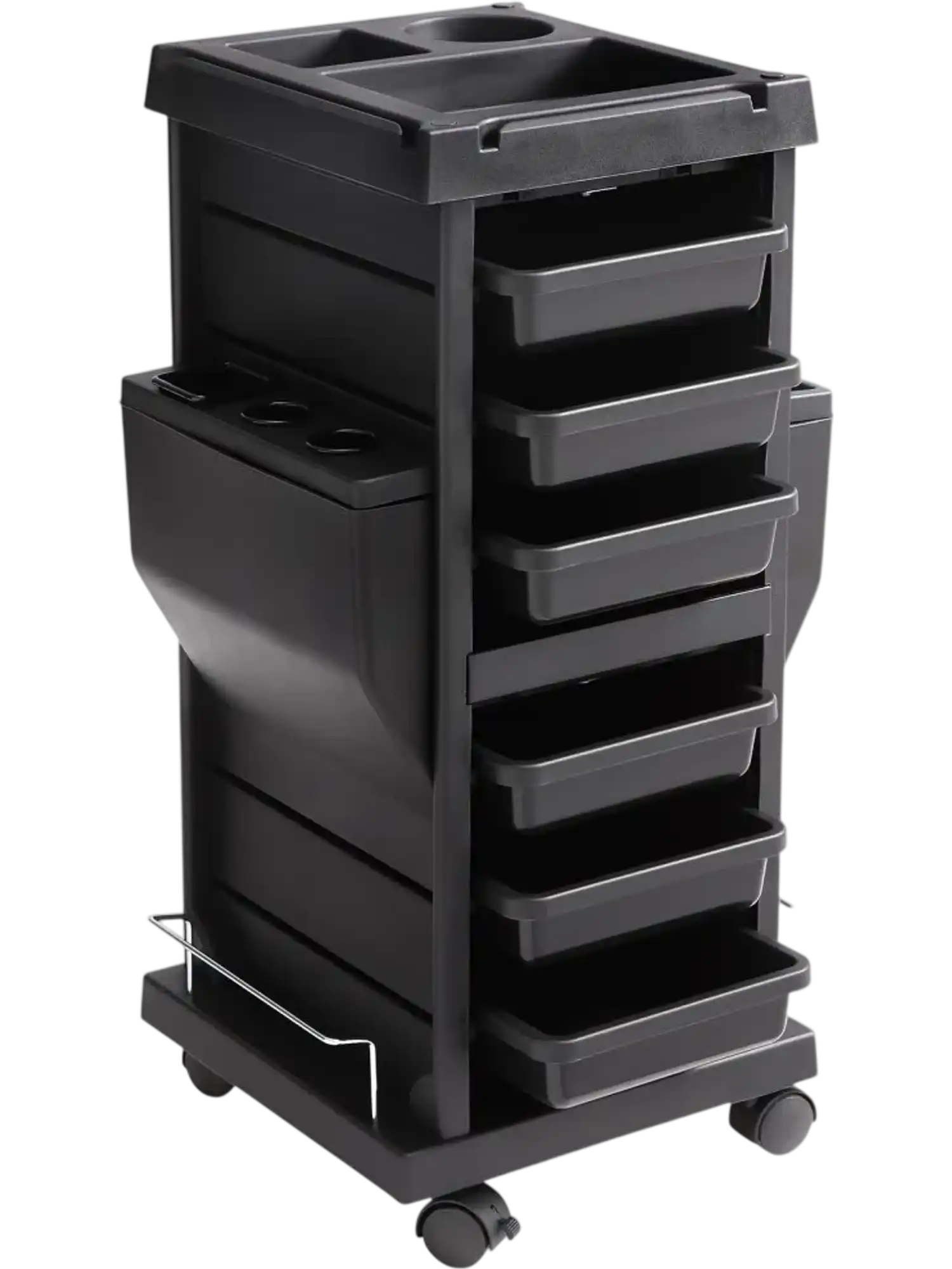 Vevor Salon Trolley Cart Lockable Rolling Beauty Cart with 6 Drawers New