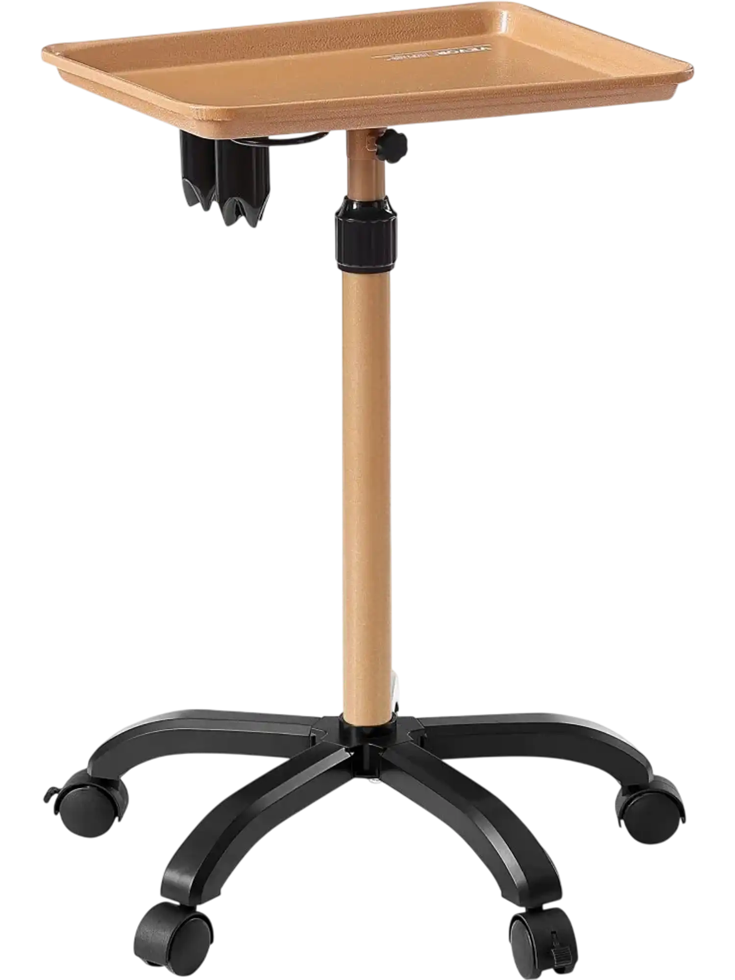 Vevor Salon Tray Cart Height Adjustable Rolling Tray for Spa Barber Clinic Gold Black New