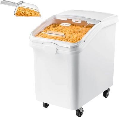 Vevor Rice Storage Container 31.7 gal Pet Food Dispenser Bin New
