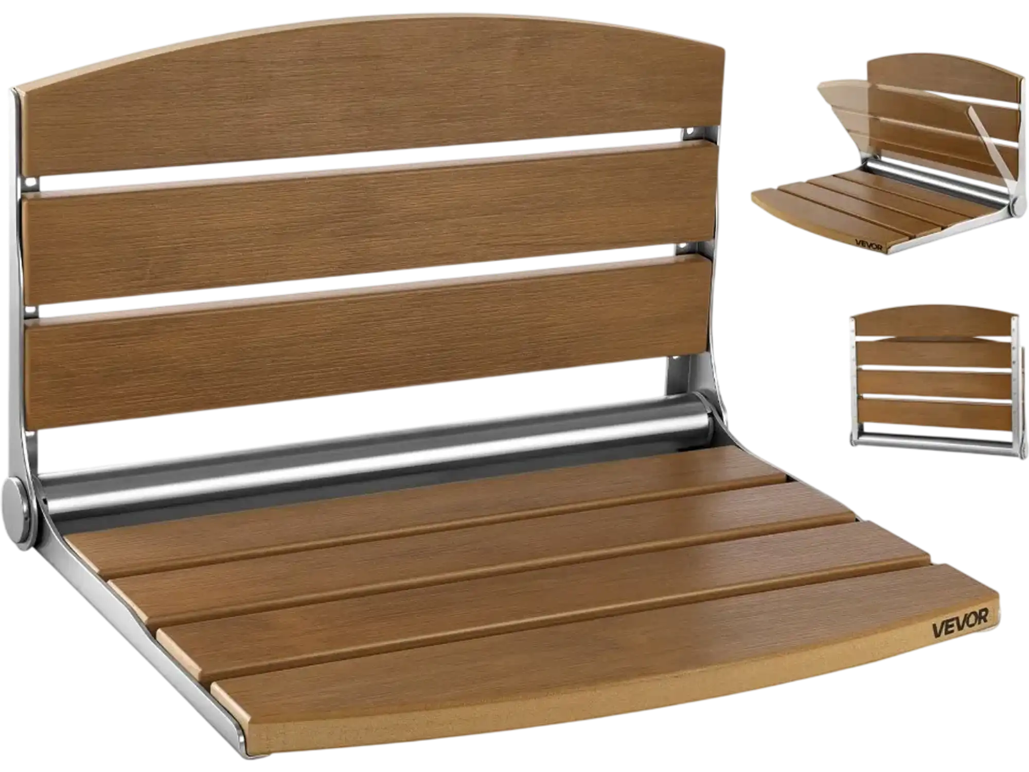 Vevor Shower Seat Wall-Mounted Foldable 17.7