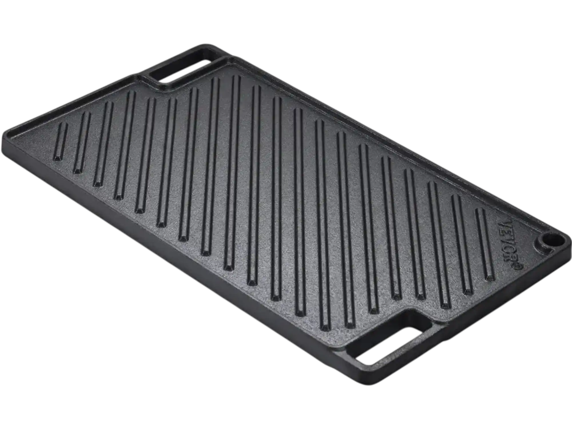 Vevor Griddle Pre-Seasoned Cast Iron Reversible Double Burner 16.7