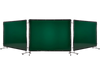 VEVOR Welding Screen with Frame, 3-Panel 6 x 8 FT Welding Curtain Screen, Flame-Resistant Vinyl Safety Protection Screens with 12 Wheels & 6-Level UV Protection for Workshop/Industrial Use, Dark Green