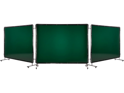 Vevor Welding Screen 3-Panel 6' x 8' Flame-Resistant Vinyl Safety Screen New