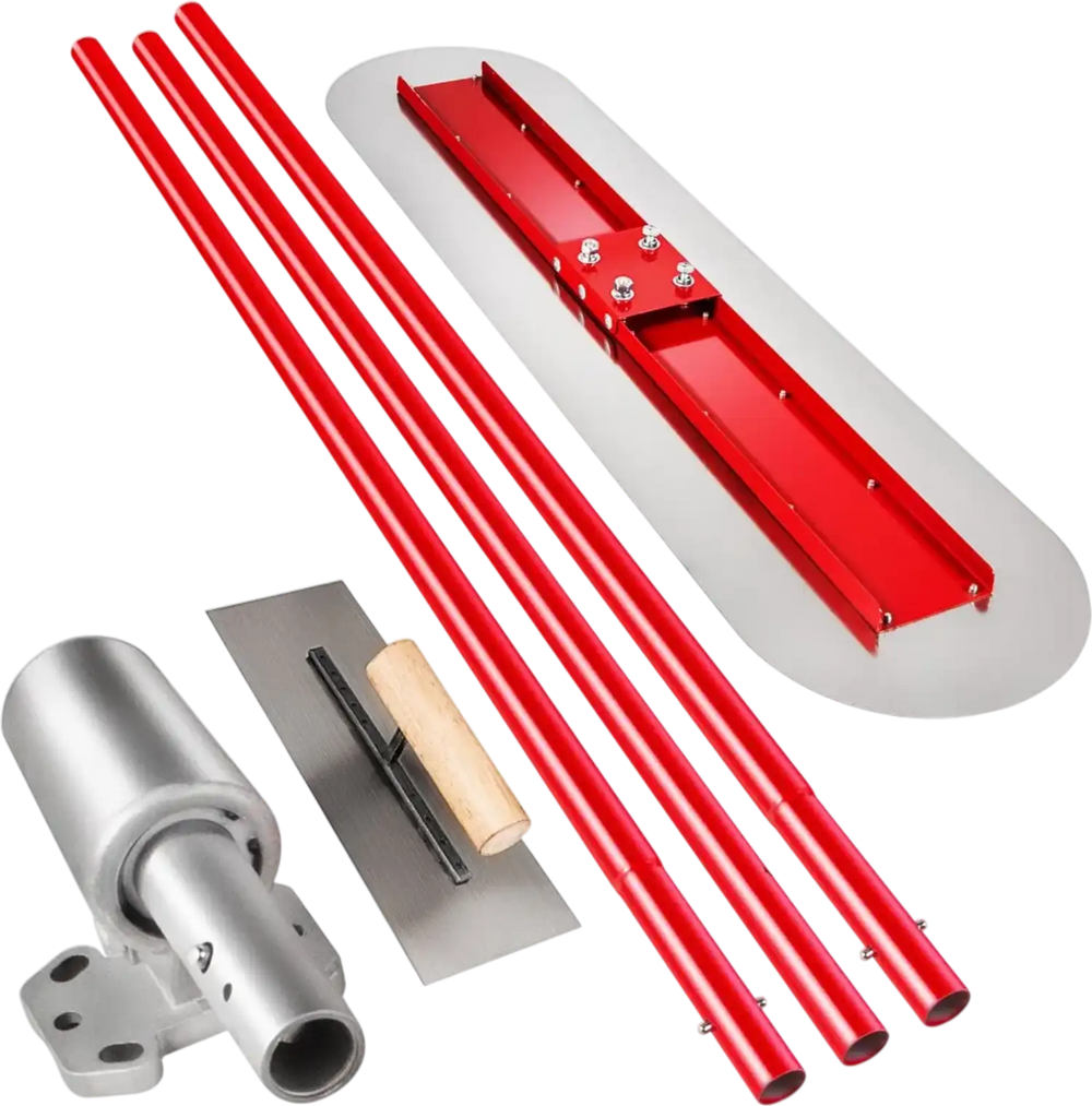 VEVOR Bull Float Manganese Steel Concrete Float 1200x300mm Concrete Float Tool Cement Tool Bull Concrete Kit Bull Pool Float Bull Float Handle Bull Float Bracket Concrete Tool Finishing Bull Float