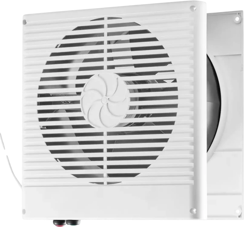 VEVOR 7.5-Inch Room to Room Fan, Through Wall Fan with AC Motor & Bi-directional Adjustable Wind, 180 CFM Ventilation Quiet Exhaust Vent for Kitchen, Living & Laundry Room, Workshop