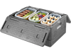 VEVOR Collapsible Insulated Food Warmer, 40 Qt Non-Electrical Thermal Carrier, Lightweight and High-rigidity EPP Hot Box, for Delivery, Transport, Catering BBQ Event, Keeps Warm/Cold 4 Hours (Gray)