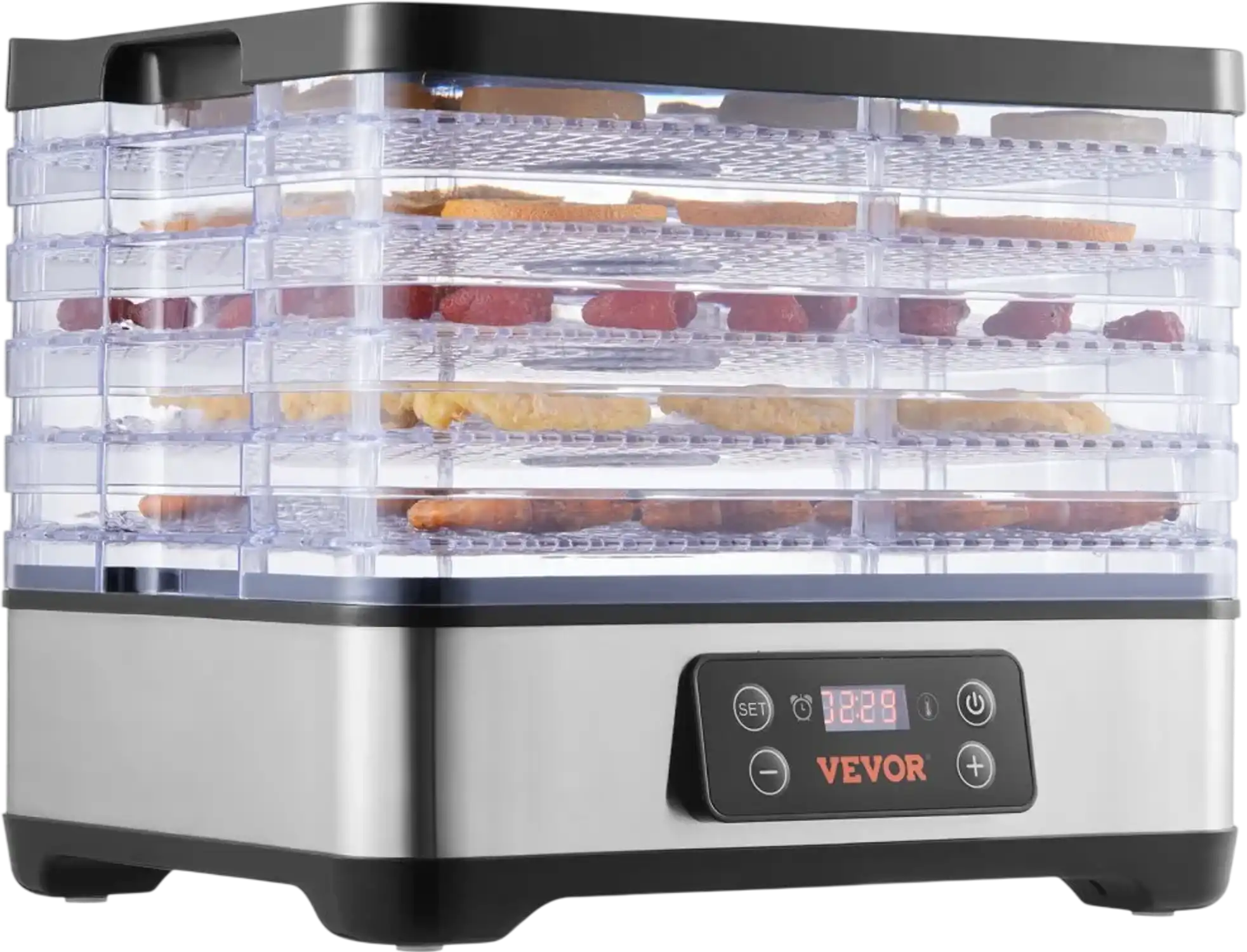 Vevor Food Dehydrator 5-Tray 300W Electric Food Dryer New
