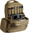 VEVOR Tactical Range Backpack for 6 Pistols, Gun Backpack with 6 Independent Pistol Bags & 10 Magazines, Pistol Backpack for Outdoor Hunting Shooting, Range Bag for Handguns Lockable Zipper,  Brown