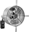 VEVOR Gable Mount Fan, 15 in Gable Attic Vent Exhaust Fan with Thermostat, 1300 CFM Cooling and Ventilation for Home, Garage, Warehouses, Workshops, Carbon Steel Housing with Mounting Bracket, Silver