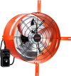 VEVOR Gable Mount Fan, 16 in Attic Vent Exhaust Fan 2940 CFM Thermostat, Cooling and Ventilation for Home, Garage, Warehouse, Workshop, Carbon Steel Housing with Mounting Brackets & Hardware, Orange